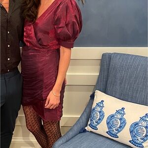 Adelyn Rae silky red dress worn only ONE time. Like new